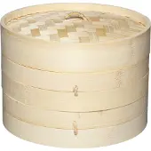 Kitchencraft Vaporera De Bambú De Dos Niveles Mediana