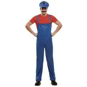 MOM Disfraz De Hombre Super Plumber Network