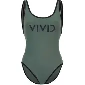 Vivid Traje de baño verde / negro