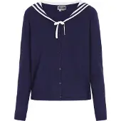 Dreimaster Maritim Cárdigan navy / blanco