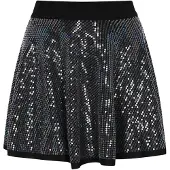 Faina Falda 'Fashion Look' azul / verde claro / negro / plata
