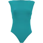 Vivid Traje de baño azul cian
