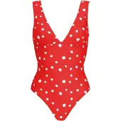 Vivid Traje de baño rojo / blanco