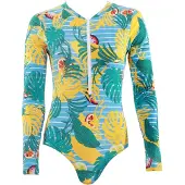 Vivid Traje de baño turquesa / azul claro / amarillo / blanco