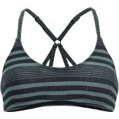 Vivid Top de bikini azul oscuro / verde oscuro