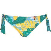 Vivid Braga de bikini azul claro / amarillo / jade / blanco