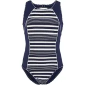 Vivid Traje de baño azul oscuro / blanco