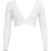Vivid Top de bikini blanco