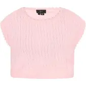 Faina Top de punto rosa