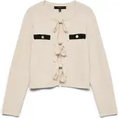 Vero Moda Cárdigan 'VMHildur' crema / negro