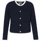 Dreimaster Maritim Cárdigan navy / blanco