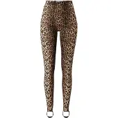 Lollys Laundry Leggings 'Dolly' beige claro / caramelo / negro