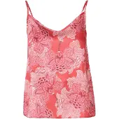 KOROSHI Top lavanda / rojo claro / negro / blanco