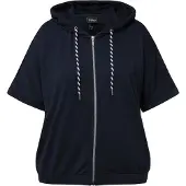 Ulla Popken Sudadera con cremallera marino
