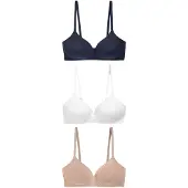 Next Sujetador beige / navy / blanco