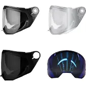 Airoh Commander Visera Tintado oscuro UNI unisex