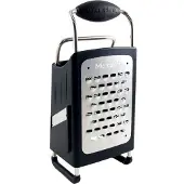 Microplane 4 lados rallador Box Grater negro