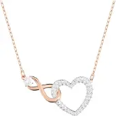 Swarovski Cadena 'Hyperbola' oro rosa / plata