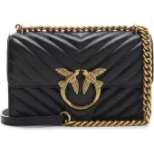 Pinko Bolso de hombro 'Love One' negro