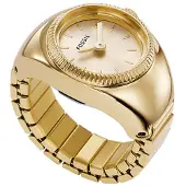 Fossil Anillo oro / negro