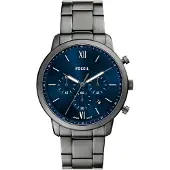 Fossil Reloj analógico 'Neutra' azul ultramarino / grafito