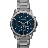 Giorgio Armani Reloj analógico azul / antracita / blanco