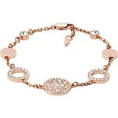 Fossil Pulsera oro rosa
