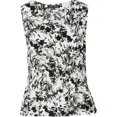 KOROSHI Top negro / blanco