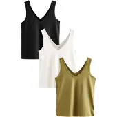 Next Top '3er-Pack' caqui / negro / blanco