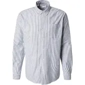 Selected Camisa 'SLHDan' navy / offwhite