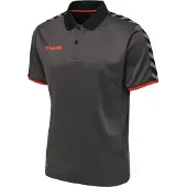 Hummel Camiseta funcional gris / rojo / negro / blanco