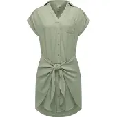 Ragwear Vestido camisero 'Bahaya' verde claro