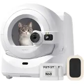 Petkit PUROBOT Ultra Arenero Autolimpiable para Gatos, Cámara IA, Empaquetado Automático de Residuos, WiFi 2,4G y 5G, Monitorización mediante App