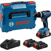 Bosch Taladro Percutor GSB 18V-65 (2 x 4,0 Ah ProCORE + GAL 18V-40 + L-Boxx 136)