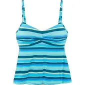 s.Oliver Top de tankini turquesa / azul claro / azul oscuro