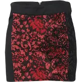 KOROSHI Falda rojo / melón / negro