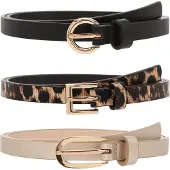 Guido Maria Kretschmer Women Cinturón 'Bianca' beige / negro