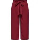 ONLY Pantalón plisado 'ONLNova' rojo vino