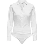 JDY Body de blusa blanco