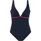 s.Oliver Traje de baño marino / rojo / blanco