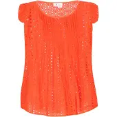 IZIA Top 'Boho' naranja oscuro