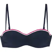 s.Oliver Top de bikini marino / rojo / blanco