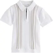 Next Camiseta beige / blanco