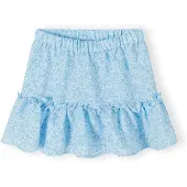MINOTI Falda azul claro / blanco