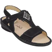 Finn Comfort Sandalias 'Sandalette Damen 02807 007099 Echtleder in schwarz' negro