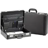 D & N Tradition Maletines rígido 46 cm Con asa expansible negro