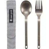 Snow Peak Titanium Fork & Spoon Set
