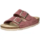 Rohde Zapatos abiertos 'Pantolette Damen 5590/47 Echtleder in rot' rojo