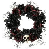 Atosa Corona De Halloween Luz 60 Cm