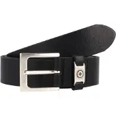Strellson Cinturón negro / plata